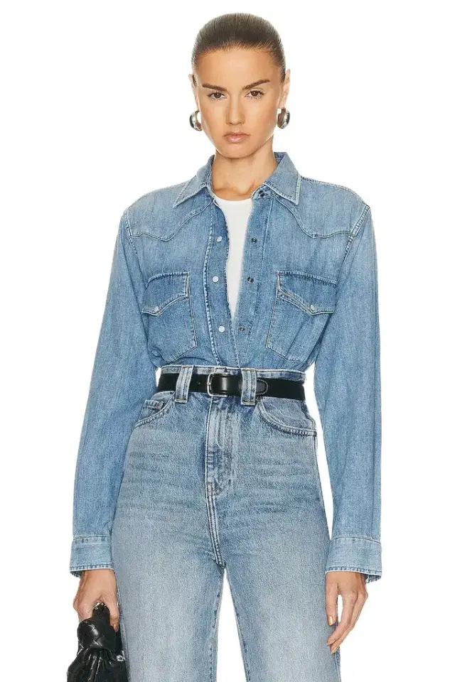 Cropped Western Shirt Cropped Western Shirt
