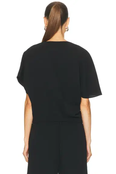 EAVES Greta Polished Crepe Top | Thumbnail 4 EAVES Greta Polished Crepe Top | Thumbnail 4
