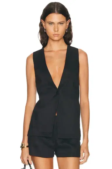 EAVES Iyla Vest Top | Thumbnail 1 EAVES Iyla Vest Top | Thumbnail 1