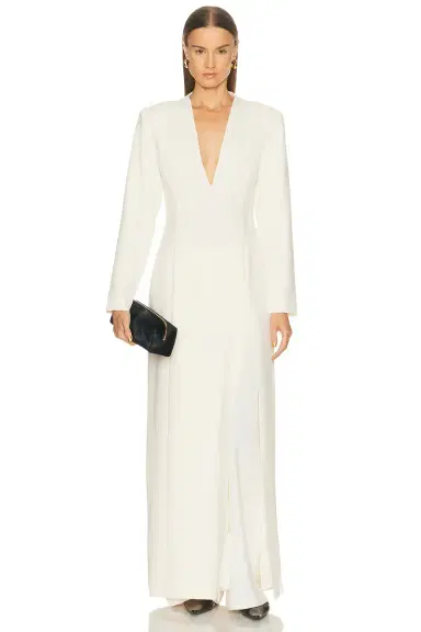 EAVES Lovise Polished Crepe Maxi Dress | Thumbnail 4 EAVES Lovise Polished Crepe Maxi Dress | Thumbnail 4