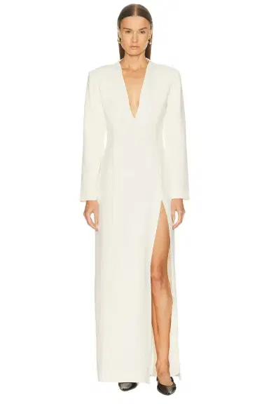 EAVES Lovise Polished Crepe Maxi Dress | Thumbnail 1 EAVES Lovise Polished Crepe Maxi Dress | Thumbnail 1