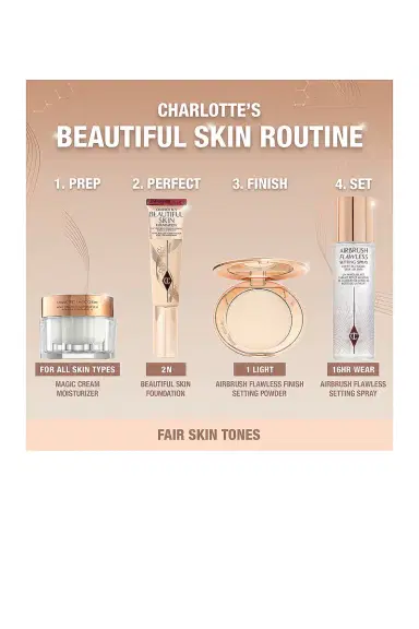Charlotte Tilbury Charlotte's Beautiful Skin Medium Coverage Liquid Foundation with Hyaluronic Acid | Thumbnail 6 Charlotte Tilbury Charlotte's Beautiful Skin Medium Coverage Liquid Foundation with Hyaluronic Acid | Thumbnail 6
