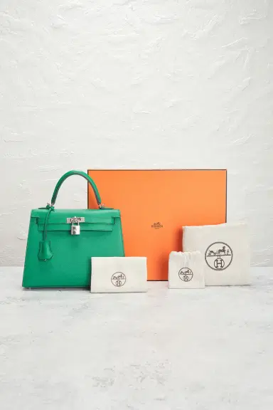HERMÈS Hermes Epsom Kelly 25 Handbag | Thumbnail 10 HERMÈS Hermes Epsom Kelly 25 Handbag | Thumbnail 10