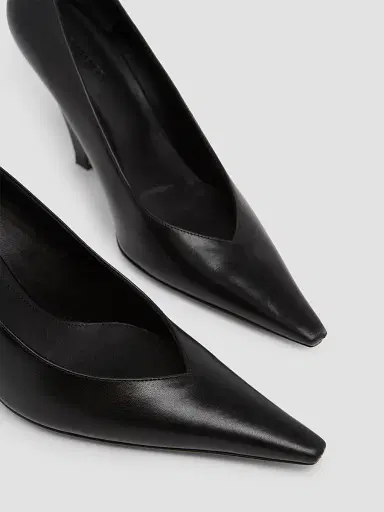 Bottega Veneta Women's Scaletta 90MM Leather Wedge Pumps | Thumbnail 5 Bottega Veneta Women's Scaletta 90MM Leather Wedge Pumps | Thumbnail 5