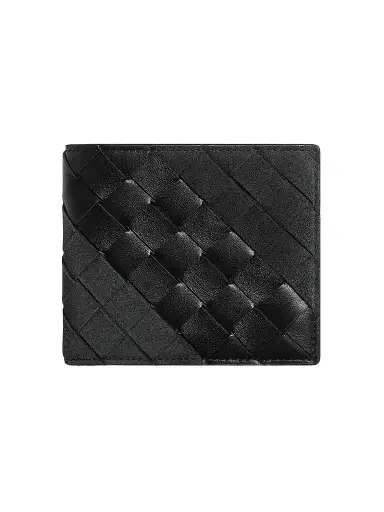 Bottega Veneta Men's Intrecciato Leather & Suede Bifold Wallet | Thumbnail 1 Bottega Veneta Men's Intrecciato Leather & Suede Bifold Wallet | Thumbnail 1