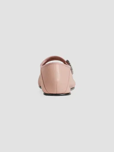 Bottega Veneta Women's Veneziana Nappa Leather Ballerina Flats | Thumbnail 3 Bottega Veneta Women's Veneziana Nappa Leather Ballerina Flats | Thumbnail 3