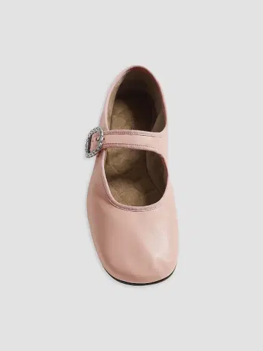 Bottega Veneta Women's Veneziana Nappa Leather Ballerina Flats | Thumbnail 4 Bottega Veneta Women's Veneziana Nappa Leather Ballerina Flats | Thumbnail 4