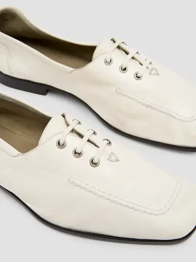 Bottega Veneta Women's Gino Lace-Up Leather Shoes | Thumbnail 6 Bottega Veneta Women's Gino Lace-Up Leather Shoes | Thumbnail 6