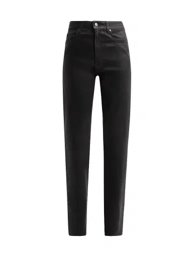 PAIGE Women's Stevie Coated High-Rise Stovepipe Jeans | Thumbnail 1 PAIGE Women's Stevie Coated High-Rise Stovepipe Jeans | Thumbnail 1