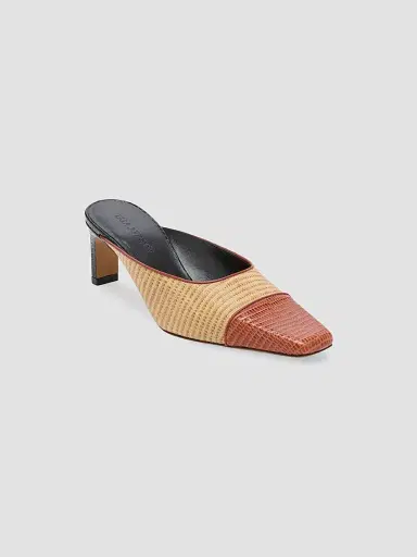Ulla Johnson Women's Carlyle Spotted Calf Hair Mules | Thumbnail 2 Ulla Johnson Women's Carlyle Spotted Calf Hair Mules | Thumbnail 2