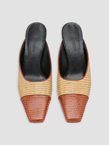 Ulla Johnson Women's Carlyle Spotted Calf Hair Mules | Thumbnail 3 Ulla Johnson Women's Carlyle Spotted Calf Hair Mules | Thumbnail 3