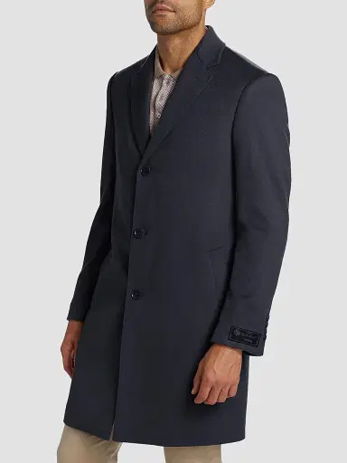 Saks Fifth Avenue Men's COLLECTION Classic Cashmere Topcoat | Thumbnail 4 Saks Fifth Avenue Men's COLLECTION Classic Cashmere Topcoat | Thumbnail 4