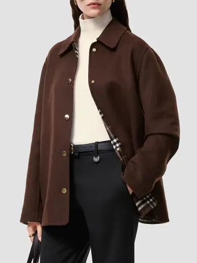 Burberry Women's Lancashire Wool Jacket | Thumbnail 2 Burberry Women's Lancashire Wool Jacket | Thumbnail 2