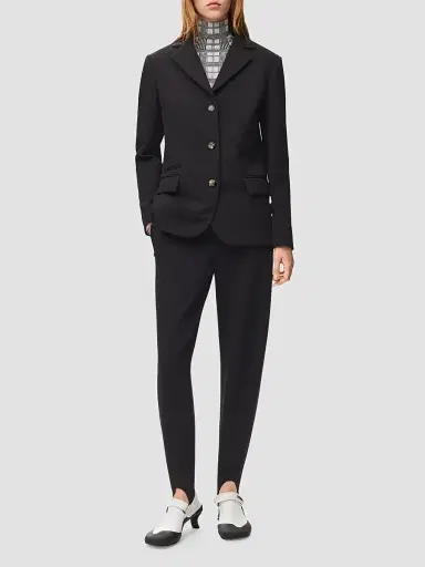 Loewe Women's Wool Stirrup Trousers | Thumbnail 2 Loewe Women's Wool Stirrup Trousers | Thumbnail 2