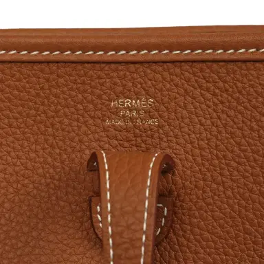 HERMÈS Hermes Evelyne 23 Gold Clemence Gold Hardware | Thumbnail 7 HERMÈS Hermes Evelyne 23 Gold Clemence Gold Hardware | Thumbnail 7