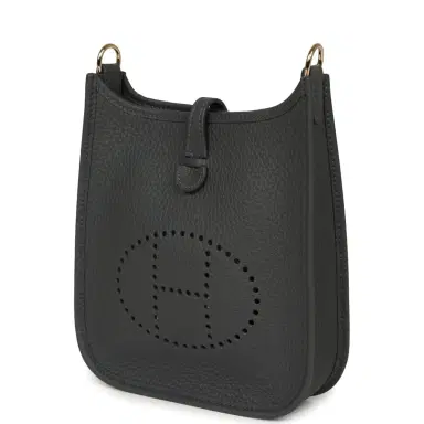 HERMÈS Hermes Evelyne TPM Gris Misty Clemence Permabrass Hardware | Thumbnail 5 HERMÈS Hermes Evelyne TPM Gris Misty Clemence Permabrass Hardware | Thumbnail 5