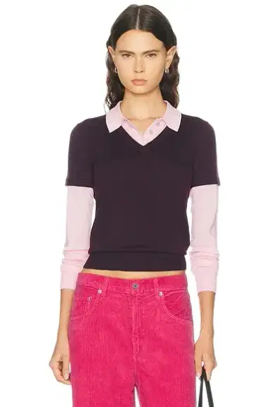 Sandy Liang Lottie Sweater | Thumbnail 1 Sandy Liang Lottie Sweater | Thumbnail 1
