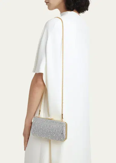 Valentino Garavani Carry Secrets Sparkling Rhinestones Clutch Bag | Thumbnail 2 Valentino Garavani Carry Secrets Sparkling Rhinestones Clutch Bag | Thumbnail 2