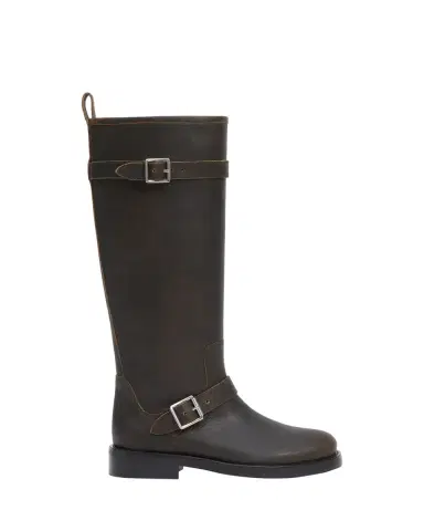 Simkhai Noah Leather Moto Boots | Thumbnail 2 Simkhai Noah Leather Moto Boots | Thumbnail 2