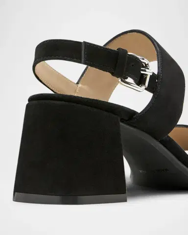 La Canadienne Flemming Suede Dual-Strap Slingback Sandals | Thumbnail 5 La Canadienne Flemming Suede Dual-Strap Slingback Sandals | Thumbnail 5