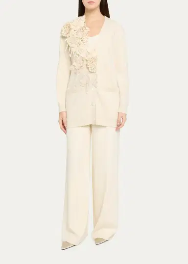 Libertine Fabric Flowers Oversized Cardigan | Thumbnail 2 Libertine Fabric Flowers Oversized Cardigan | Thumbnail 2