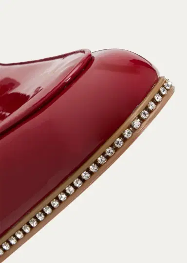 Christian Louboutin Mocastrass Embellished Patent Leather Loafers | Thumbnail 3 Christian Louboutin Mocastrass Embellished Patent Leather Loafers | Thumbnail 3