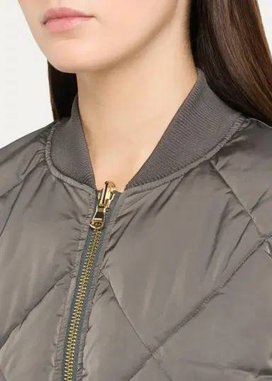 L'Agence Violeta Reversible Quilted Puffer Bomber Jacket | Thumbnail 5 L'Agence Violeta Reversible Quilted Puffer Bomber Jacket | Thumbnail 5