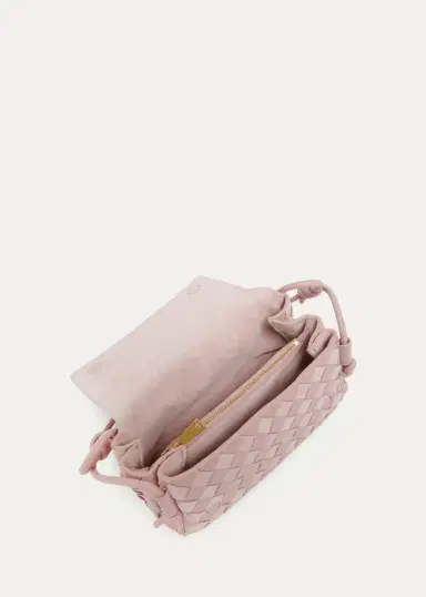 Bottega Veneta Notturno Leather & Suede Shoulder Bag | Thumbnail 4 Bottega Veneta Notturno Leather & Suede Shoulder Bag | Thumbnail 4