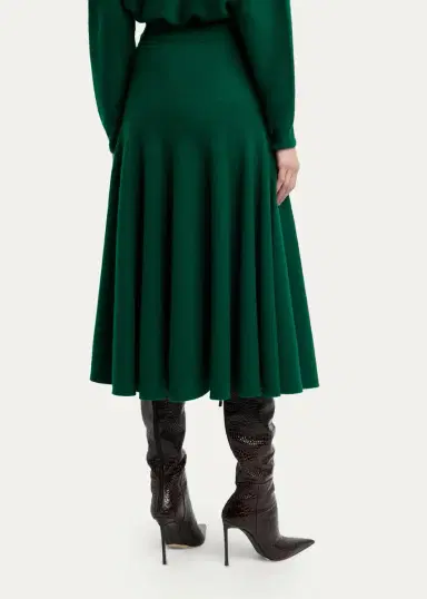 Tom Ford Cashmere Knit Midi Flare Skirt | Thumbnail 3 Tom Ford Cashmere Knit Midi Flare Skirt | Thumbnail 3