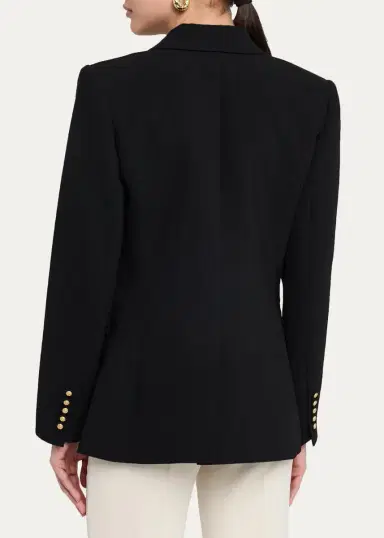 Kobi Halperin Rue Single-Button Crepe Jacket | Thumbnail 3 Kobi Halperin Rue Single-Button Crepe Jacket | Thumbnail 3