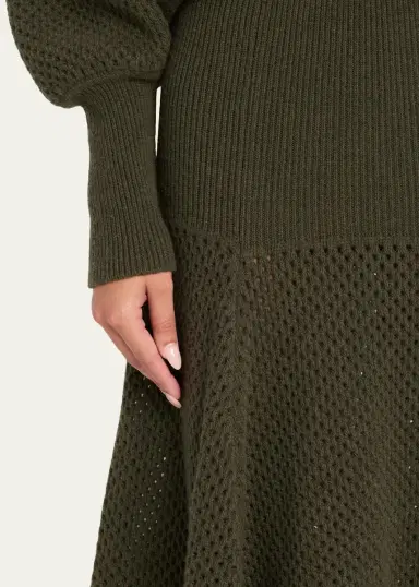 Ulla Johnson Lucia Wool Open Knit Midi Skirt | Thumbnail 5 Ulla Johnson Lucia Wool Open Knit Midi Skirt | Thumbnail 5