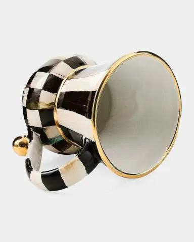 MacKenzie-Childs Courtly Check Ceramic Mug, 14 oz. | Thumbnail 2 MacKenzie-Childs Courtly Check Ceramic Mug, 14 oz. | Thumbnail 2