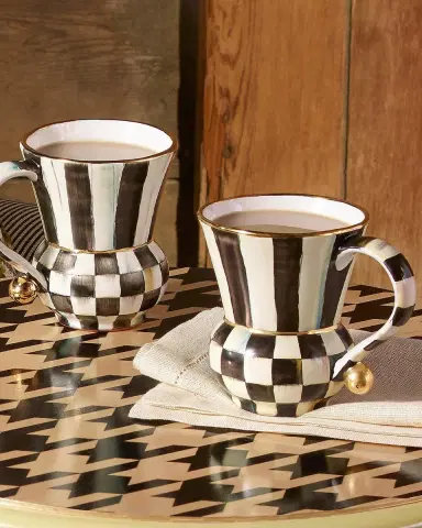 MacKenzie-Childs Courtly Check Ceramic Mug, 14 oz. | Thumbnail 4 MacKenzie-Childs Courtly Check Ceramic Mug, 14 oz. | Thumbnail 4