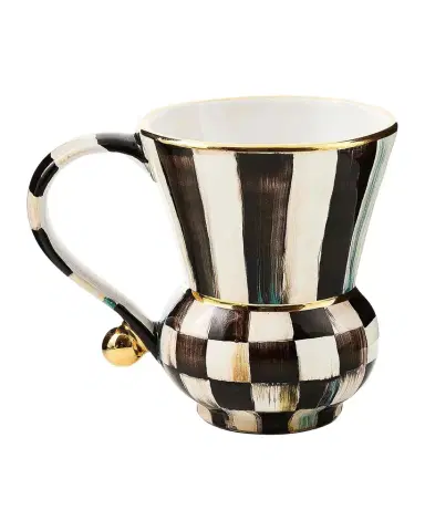 MacKenzie-Childs Courtly Check Ceramic Mug, 14 oz. | Thumbnail 1 MacKenzie-Childs Courtly Check Ceramic Mug, 14 oz. | Thumbnail 1