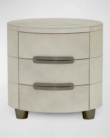 Bernhardt Interiors Lyric Hairhide Nightstand | Thumbnail 2 Bernhardt Interiors Lyric Hairhide Nightstand | Thumbnail 2