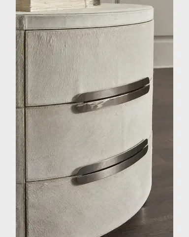 Bernhardt Interiors Lyric Hairhide Nightstand | Thumbnail 3 Bernhardt Interiors Lyric Hairhide Nightstand | Thumbnail 3
