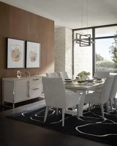 Bernhardt Stratum Dining Table with Two Leaves | Thumbnail 5 Bernhardt Stratum Dining Table with Two Leaves | Thumbnail 5
