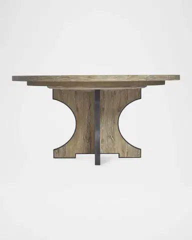 Bernhardt Tribeca 60" Round Dining Table with 1 Leaf | Thumbnail 2 Bernhardt Tribeca 60" Round Dining Table with 1 Leaf | Thumbnail 2