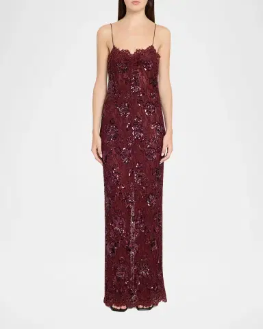 LoveShackFancy Ciona Embellished Floral Lace Maxi Dress | Thumbnail 2 LoveShackFancy Ciona Embellished Floral Lace Maxi Dress | Thumbnail 2