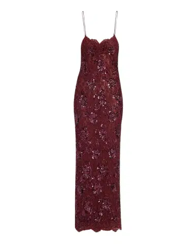 LoveShackFancy Ciona Embellished Floral Lace Maxi Dress | Thumbnail 1 LoveShackFancy Ciona Embellished Floral Lace Maxi Dress | Thumbnail 1