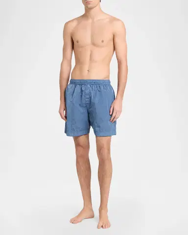 Bottega Veneta Men's Intrecciato Crinkled Swim Shorts | Thumbnail 2 Bottega Veneta Men's Intrecciato Crinkled Swim Shorts | Thumbnail 2