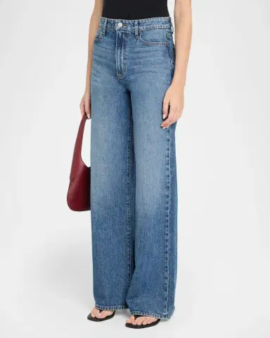 PAIGE Frances High-Rise Wide-Leg Jeans | Thumbnail 4 PAIGE Frances High-Rise Wide-Leg Jeans | Thumbnail 4