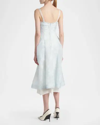 Alexander McQueen Peplum Silk Lace Cocktail Dress | Thumbnail 3 Alexander McQueen Peplum Silk Lace Cocktail Dress | Thumbnail 3
