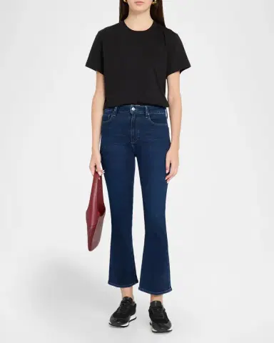 PAIGE Mason High-Rise Crop Bootcut Jeans | Thumbnail 2 PAIGE Mason High-Rise Crop Bootcut Jeans | Thumbnail 2