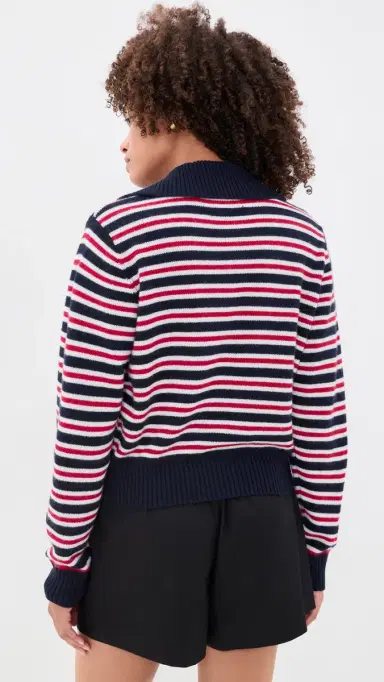 Rowing Blazers Wide Collar Polo Sweater | Thumbnail 3 Rowing Blazers Wide Collar Polo Sweater | Thumbnail 3