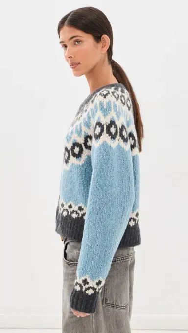 Nili Lotan Isaline Fair Isle Sweater | Thumbnail 5 Nili Lotan Isaline Fair Isle Sweater | Thumbnail 5