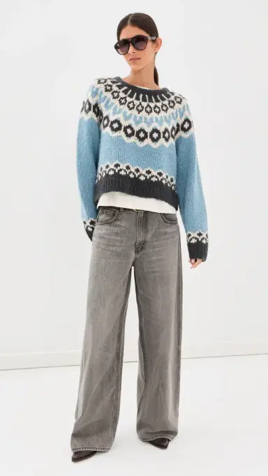 Nili Lotan Isaline Fair Isle Sweater | Thumbnail 6 Nili Lotan Isaline Fair Isle Sweater | Thumbnail 6