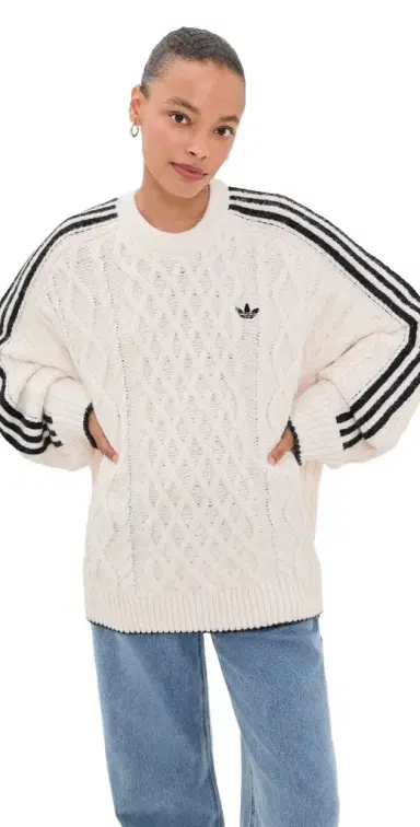 Adidas Cable Knit Sweater | Thumbnail 1 Adidas Cable Knit Sweater | Thumbnail 1