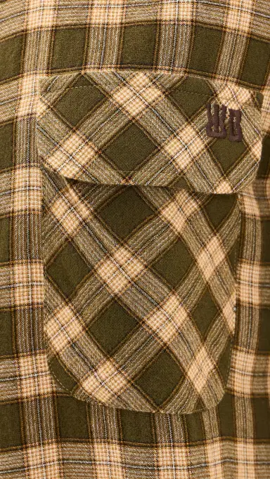 Wales Bonner Ritual Checked Flannel Shirt | Thumbnail 6 Wales Bonner Ritual Checked Flannel Shirt | Thumbnail 6