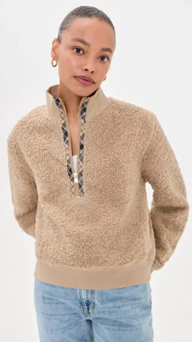 Barbour Fawne Fleece Quarter Zip | Thumbnail 2 Barbour Fawne Fleece Quarter Zip | Thumbnail 2